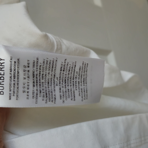 Burberry White Frog Graphic T-Shirt - Picture 7 of 7